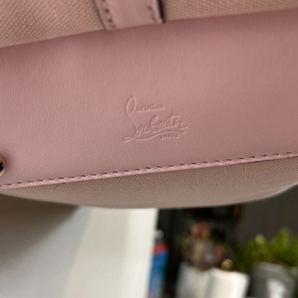 Christian Louboutin Frangibus Canvas & Leather Shopping Tote. - Picture 16 of 16